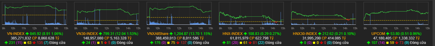 Các chỉ số thị trường