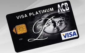 Thẻ tín dụng ACB Visa Platinum, World MasterCard
